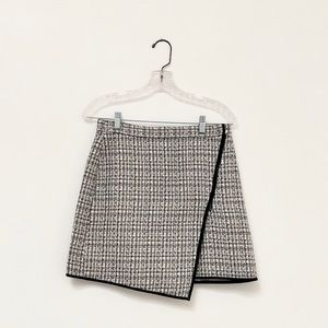Club Monaco White & Black Tweed Mini Skirt / 4